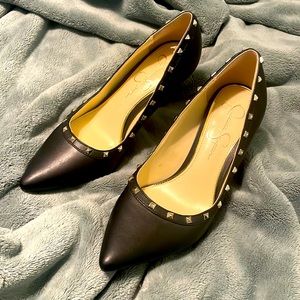 Jessica simpson studded heels